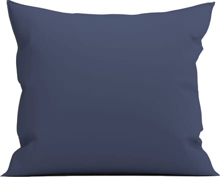 Yellow Kussensloop Percale - Kussenhoes van 80x80 cm - 1 stuk - 100% Katoen-Perkal - Blauw