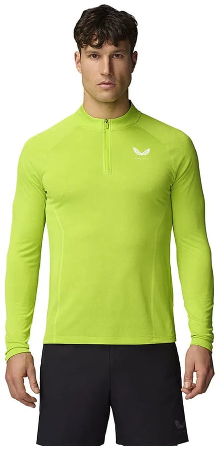 Castore Cmd30842 Sweatshirt Met Halve Rits Geel M Man