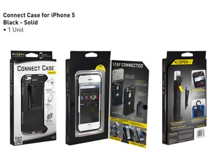 Nite Ize Connect Case Iphone 5 Zwart Etui/Sheath/Holster Zwart