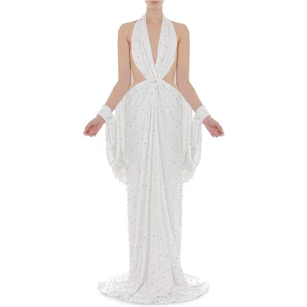 Moschino Dress White Größe: 40 | Maxikleider Outlet | Damen | Weiß