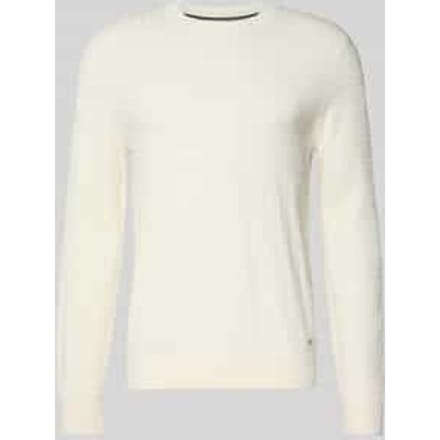 Gebreide pullover met geribde boorden Model 'Raikon'