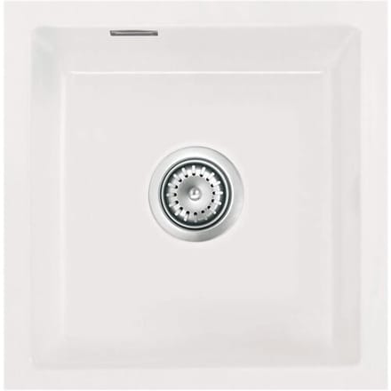 Systemceram Keradomo Mera 46 F/o sink for flush installation with eccentric actuation, without tap hole 515602-12