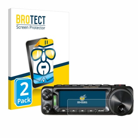 BROTECT - Screenprotector voor Yaesu FT-891 - Folie Beschermfolie transparant 2 Stuks