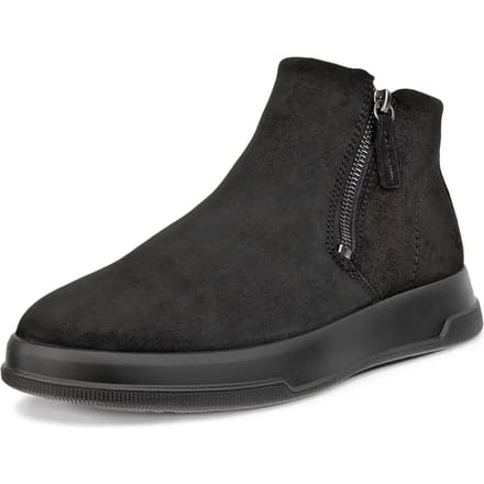 Ecco Ecco Move W Zip Enkellaarsjes zwart Suède