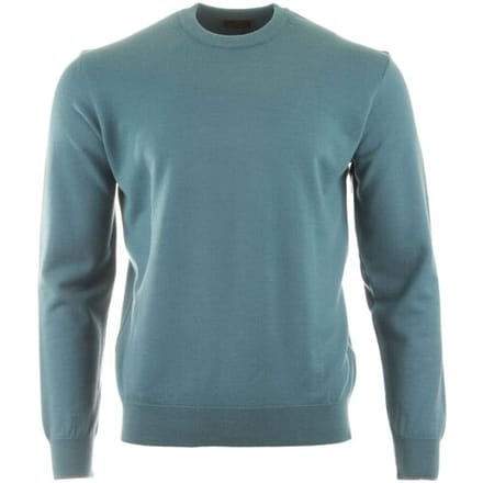 Paul & Shark Trui Shark Tag Summer Wool Crewneck Storm Blue / male