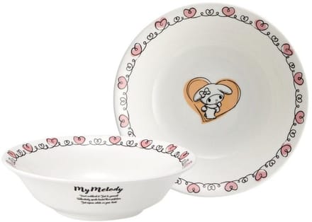 Skater Sanrio Bone China Bowl My Melody Kitchen- and Tableware
