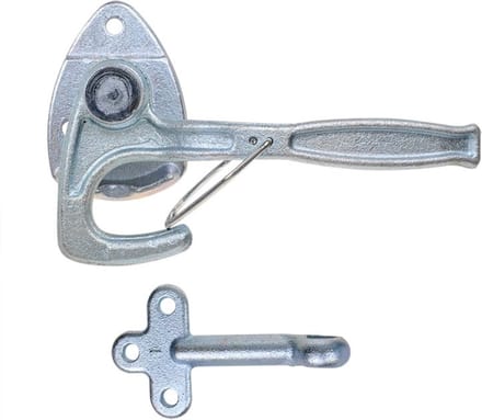 Klephaak nr.1 rechts 170mm met opschroef-oog