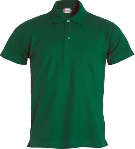 Clique Basic Polo 028230 - Flessen-groen - S