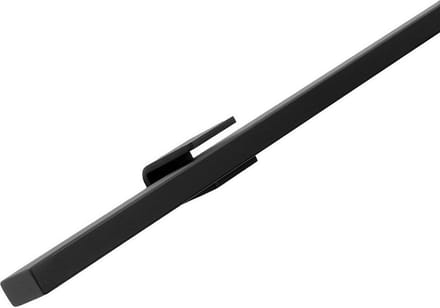 IVOL Design trapleuning zwart rechthoekig - 175 cm met 2 houders