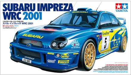 Tamiya Modelbouwpakket Auto - 24240 Subaru Impreza WRC 2001 Plastic - 1:24 - Modelbouw