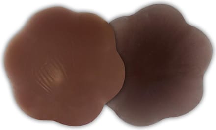 MAGIC Bodyfashion Silicone Nippless Covers - Chocolate - Maat S/M
