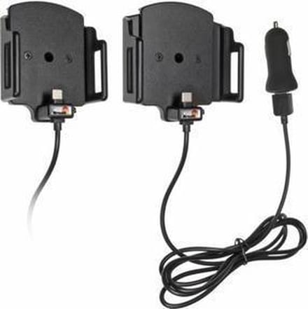 Brodit houder geschikt voor Universele houder USB-C met 12V USB plug 62-77mm / 12-16 mm