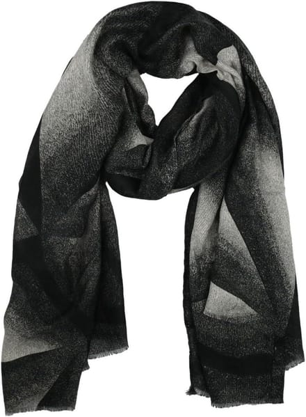 Dames Sjaal - Viscose Sjaal - Outfit Completeren - Geometrisch Patroon - 180 x 90 cm - Kleurverloop