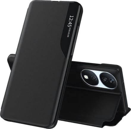 Hoesje geschikt voor HONOR 90 Smart/X7b - Techsuit eFold Book Case - Zwart