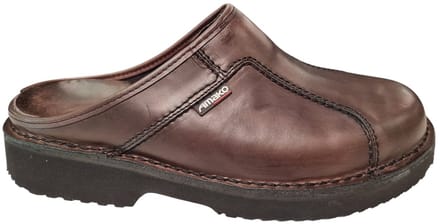 Amako 575 Zweedse Muilen Bruin Leren klompen Heren - Bruin - 46