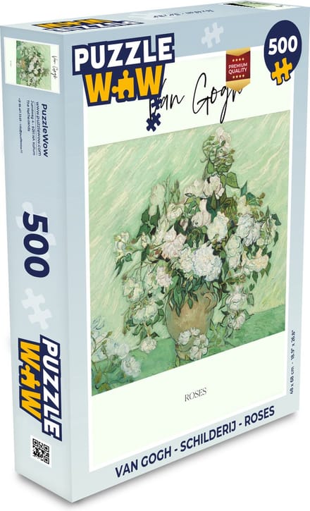 Puzzel Van Gogh - Schilderij - Roses - Legpuzzel - Puzzel 500 stukjes
