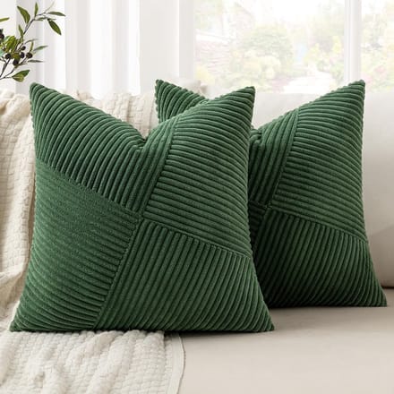Allecto - Kussensloop - Decoratief Kussen - Fluweel - 45 x 45 cm - Set van 2 - Woonkamer - Daisy
