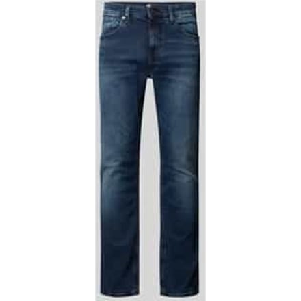 Slim fit jeans van katoenmix