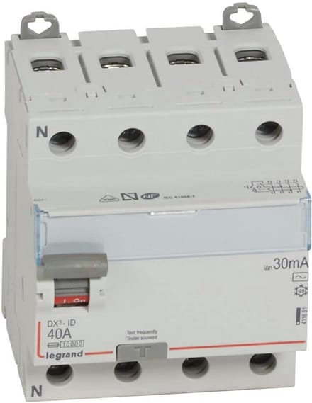 Differentieelschakelaar Pro 4P 40A Type AC 30mA - Veilige Elektrische Installatie