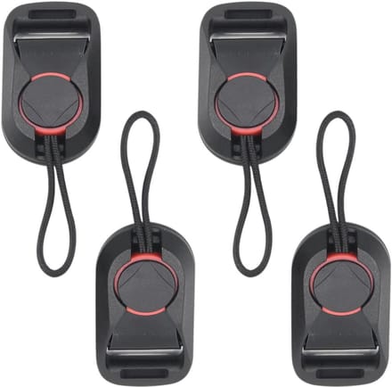 Camerariem-adapters 4 stuks met snelsluiting voor camera's