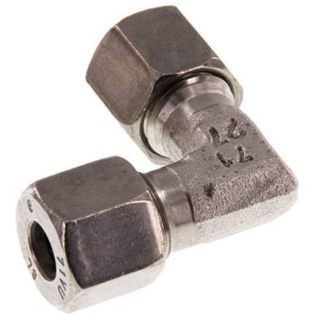 8L RVS Elbow 90deg Snijring 315 Bar DIN 2353 - FL2E-C-ST-08-L