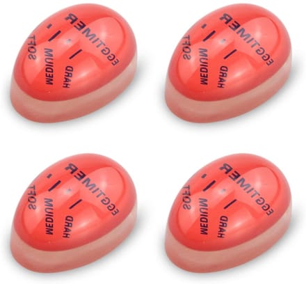 EXCITAT Eierwekker - Egg timer - Selecteer de gaarheid van eieren door temperatuur - 4 stuks