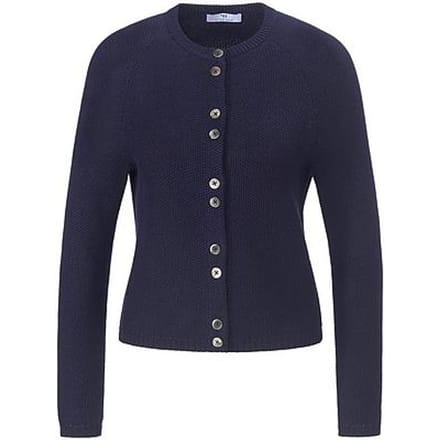 Vest 100% SUPIMA®-katoen Van Peter Hahn blauw