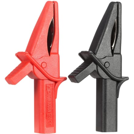 Hantek HT18A Krokodilclip Montage van DSO3064 2 stuks Grote Dolfijn Gator Clips Rood + Zwart