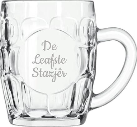Gegraveerde Bierpul 55cl De Leafste Stazjêr