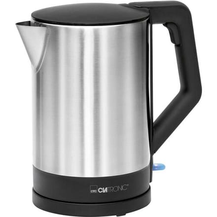 Clatronic WKS 3692 schwarz Waterkoker Aantal/Volume: 1.5 l RVS, Zwart