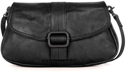 Leren Mini Crossbody / Heuptas - Sylvie - Zwart