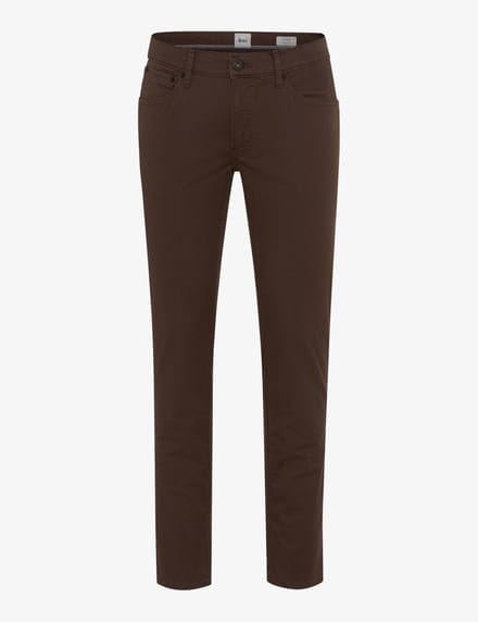 Brax Heren Jeans  Style CHUCK CHOCOLATE, donkerbruin, maat 38/30