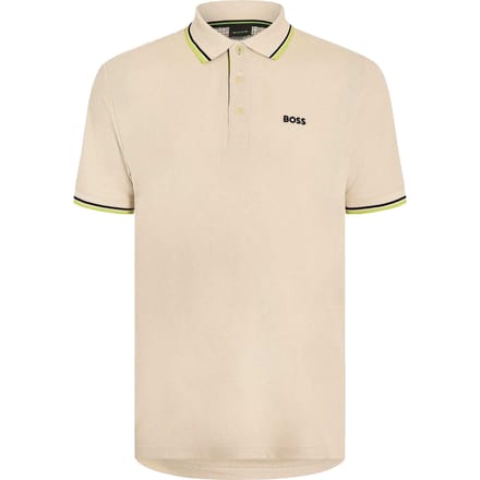 Boss Heren Paddy Korte Mouwen Polo Shirt (Wit)