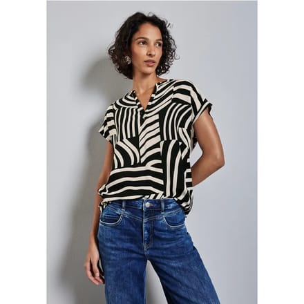 Bedrukte blouse