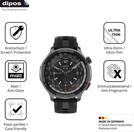 dipos – 6x Matte Beschermfolie geschikt voor Rollme G6 | Krasbestendige & antireflecterende Screenprotector Ultra-Thin