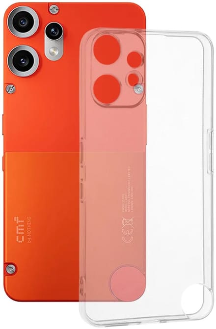 Hoesje geschikt voor Nothing CMF Phone 2 Pro - Techsuit Clear Silicone Back Cover - Transparant