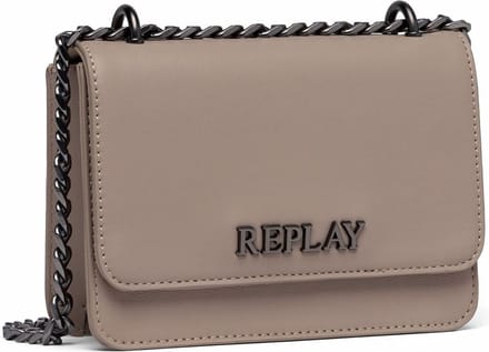 REPLAY Schoudertas Avondtas Crossbody Bag Taupe Gray