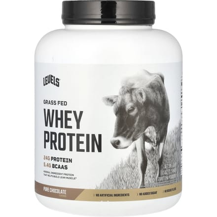 Grasgevoed Whey Eiwitpoeder, Pure Chocolade, 2,27 kg (5 lbs)