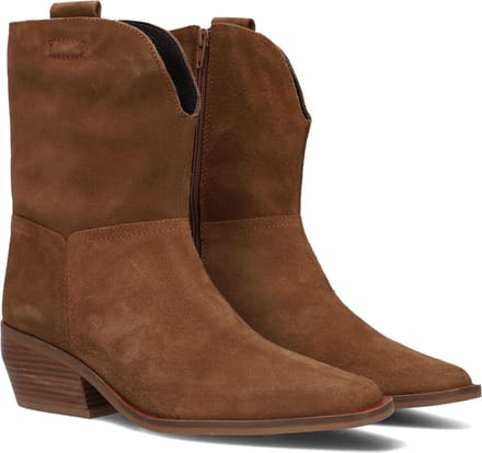 Omoda Lpmexi-04 Enkellaarsjes - Enkelboots met rits - Dames - Camel - Maat 38