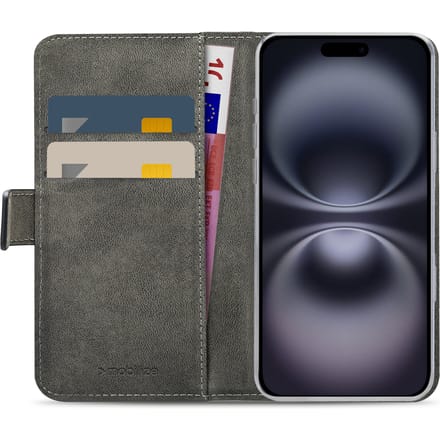 iPhone 16 Plus Bookcase - Zwart