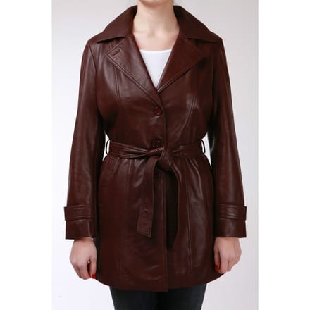 Dames 3/4 lengte strikriem trenchcoat-Oldbury