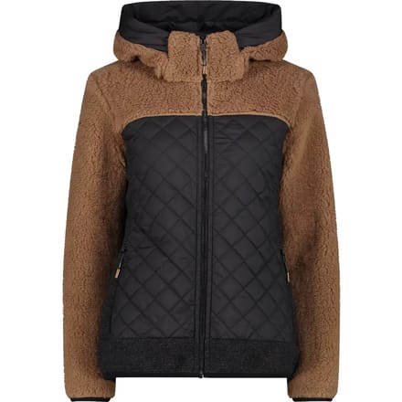Wooltech hoodie dames CMP Teddy Fur effect