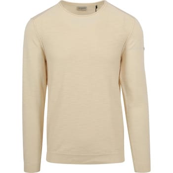 Pullover ronde hals Kledingstuk geverfd + stone washed