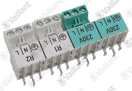 VAILLANT Stekker, Set 230V, R1, R2 VR 71 Vaillant-Nr. , 0020238236