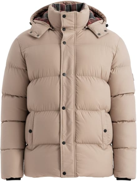 OMBRE Jas - Polyamide - Lange Mouw - Rits Lichtbeige M