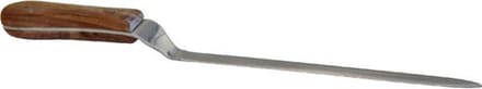 Luxe briefopener troffelmodel greep hout