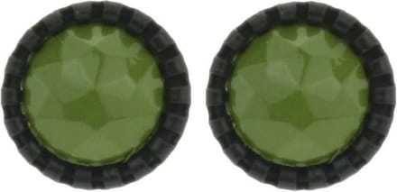 Behave - Oorstekers - Rond 1,3 cm - Olijf Groen