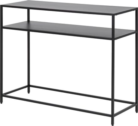 Lisomme Roy metalen sidetable zwart - 100 x 35 cm