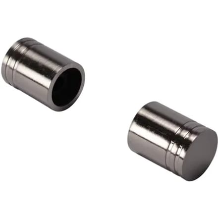 Decomode Gordijnknop Cylin.2 Rvs 20mm - 2 Stuks