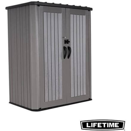 Lifetime opbergschuur - grijs, 183 x 100,5 x 29,5 cm